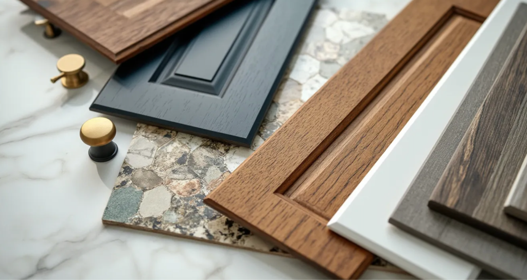 Kitchen renovation materials and cabinetry options in Auckland