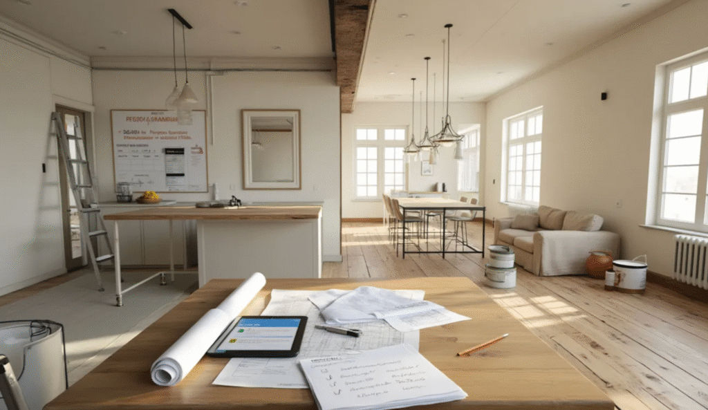 managing full home renovation