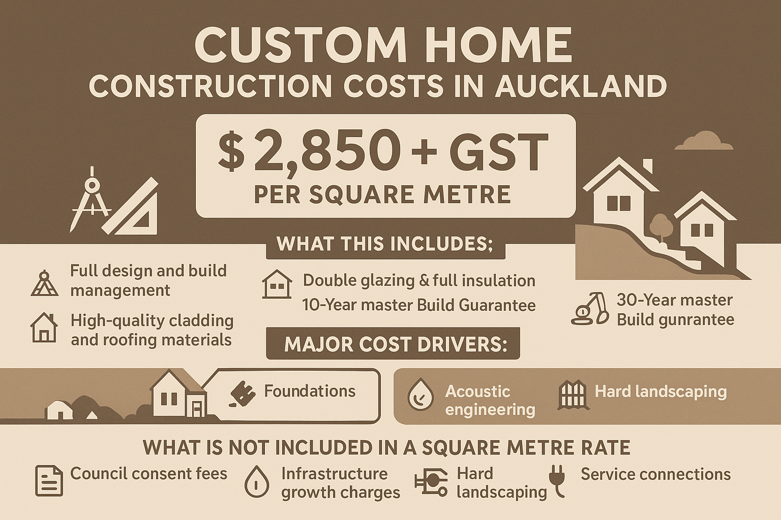 Custom home construction Auckland